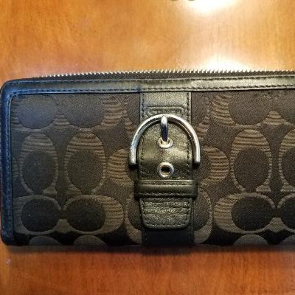 Black Coach wallet